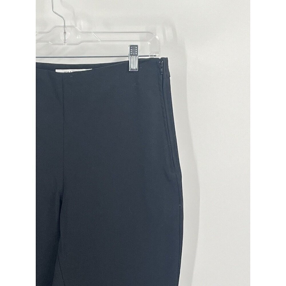MM LeFleur Black Ankle Dress Pants Straight Leg Side Zip Sz 8  NWT - Picture 4 of 7
